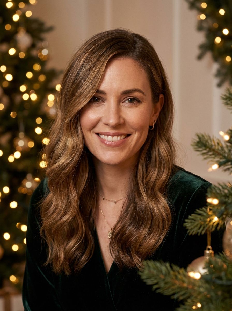 Weiche Hollywood-Wellen - Weihnachtsfrisuren